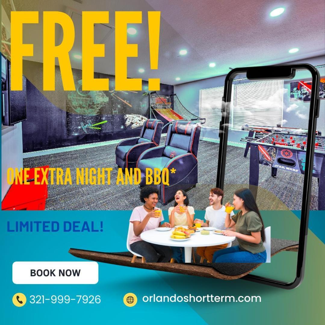Private Pool, Game Room, Near Disney And Universal!! Orlando Eksteriør bilde